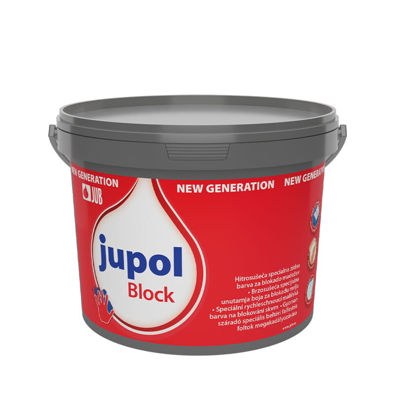 JUPOL Block new generation Specijalna boja za blokadu mrlja 5l