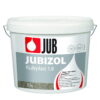 Kanta sa proizvodom JUBIZOL Kulirplast 1.8. Kanta je elipsastog oblika, pretežno bele boje sa sivim i crvenim detaljima. Na njoj je jasno istaknut logo proizvođača 'JUB' i naziv proizvoda 'Kulirplast 1.8'
