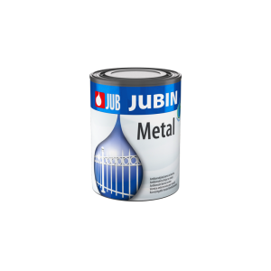 JUBIN METAL boja za metal na vodenoj bazi. Plastična kantica 0,65l