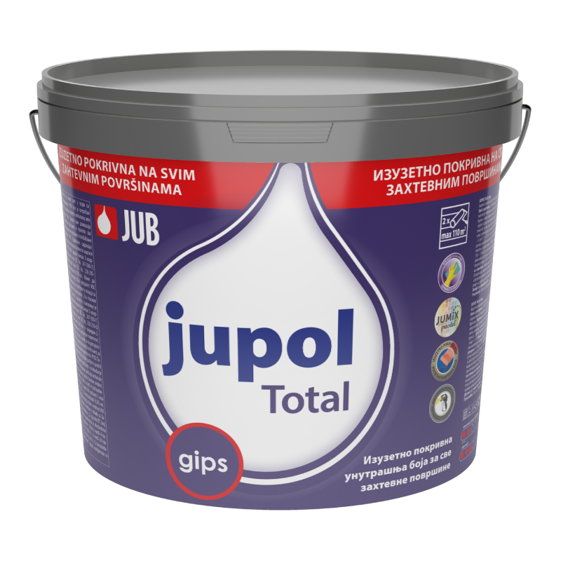 JUPOL Total gips - boja za gips karton, zidove i plafone 1 JUPOL Total gips
